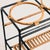 Rustic Metal Trolley with Bamboo and Wicker Details, 1960s For Sale - Image 3 of 11