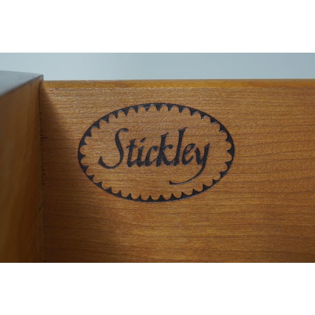 Stickley Cherry 2 Over 5 Drawer High Chest For Sale - Image 14 of 17