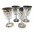 Late 20th Century Waterford Rosslare Crystal Water Goblets Set of 4 Signed Ireland-1 Original Tag For Sale