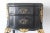 French Louis XV Style Black Lacquered Nightstand End Side Table Gold Brass Decorative Details For Sale - Image 3 of 18