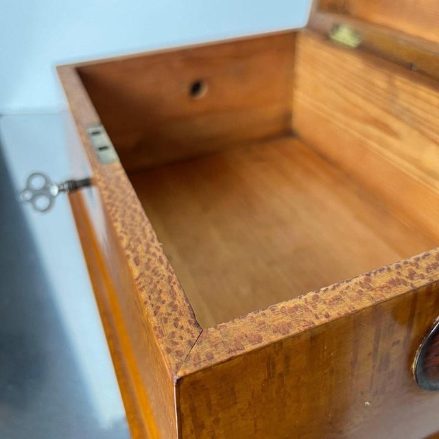 Historicism Box in Floral Ash Veneer and Rosewood, Austria, 1880s For Sale - Image 17 of 18