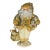 Vintage Santa Claus Figure in Gold Brocade With Gifts For Sale