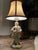 Antique White Vintage Colonial Figurine Lamp For Sale - Image 8 of 18
