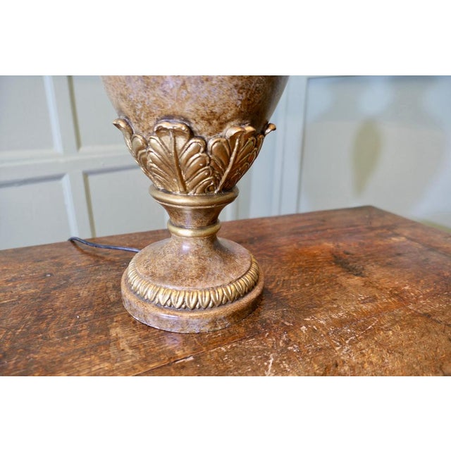 Large Italian Simulated Marble Table Lamp, 1960s For Sale - Image 9 of 10