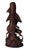 Black Forest Handcarved Deer Sculpture Vase Holder, 1920s-1940s For Sale - Image 6 of 10