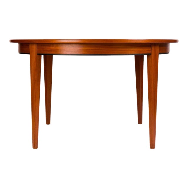 Vintage Danish Mid-Century Gunni Omann Teak Dining Table Model #55 For Sale