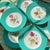 This is an absolutely stunning and RARE set of 9 hand-painted dinner plates in a gorgeous array of floral / botanical...