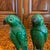 Chinese Pair of Antique Sancai Glazed Chinese Export Parrots For Sale - Image 3 of 12
