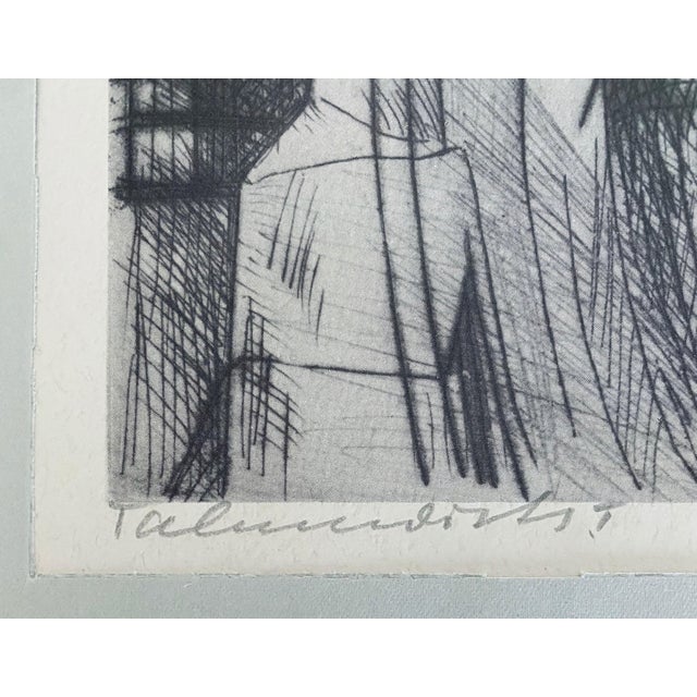 Isaac Lichtenstein 1, Bezalel School Jerusalem Israeli Judaica Etching For Sale In Miami - Image 6 of 9