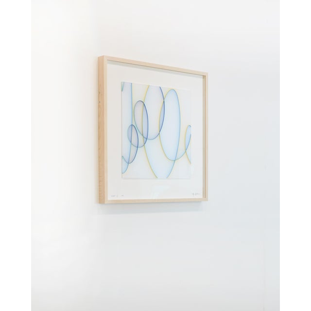 Plastic Contemporary Abstract Cast Acrylic and Spray Paint "Acrobat Ii" by Tom Henderson For Sale - Image 7 of 8