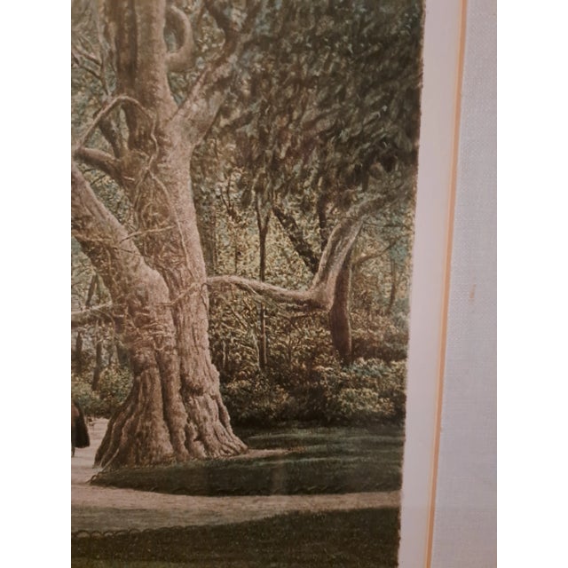 Paper Harold Altman Parc Monceau IV Paris 1983 Lithograph For Sale - Image 7 of 12