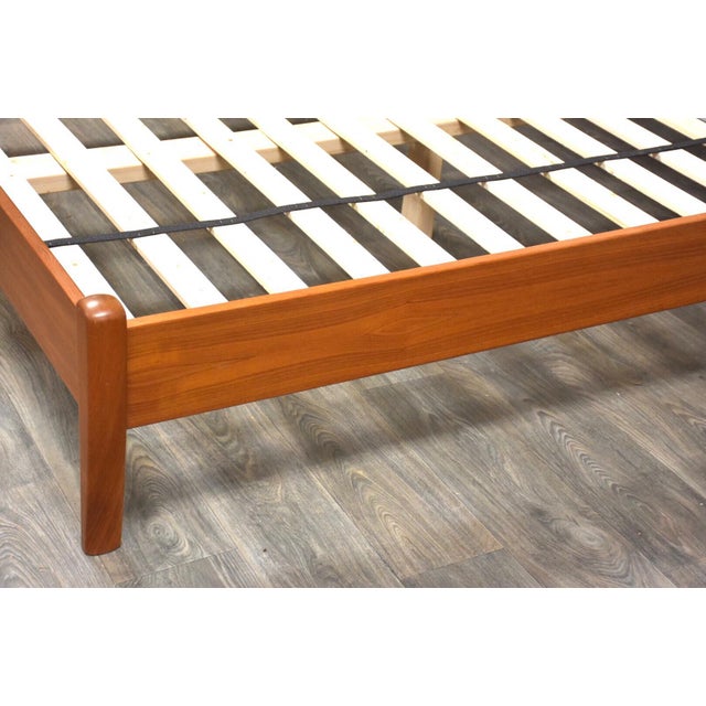 Danish ModernTeak Queen Bed by Jespersen Mid Century Modern Chairish
