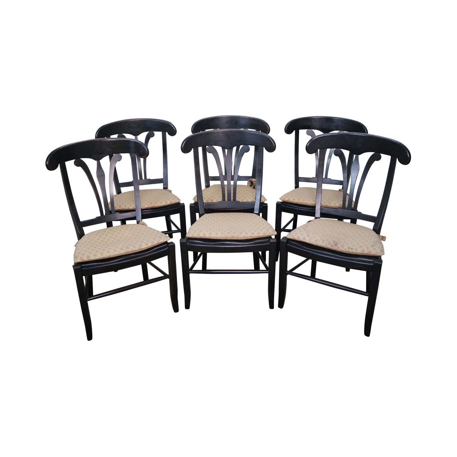 Nichols & Stone Country Manor Dining Chairs Set of 6 Chairish