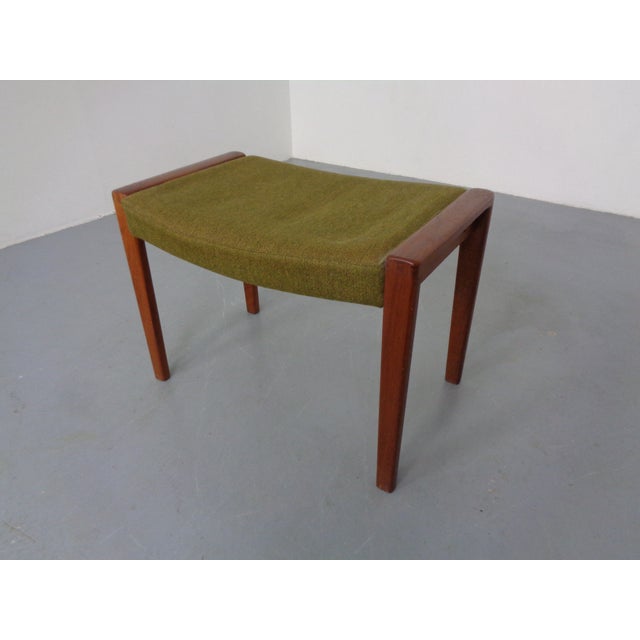 1960s Vintage Teak Ottoman, Sweden, 1960s For Sale - Image 5 of 12