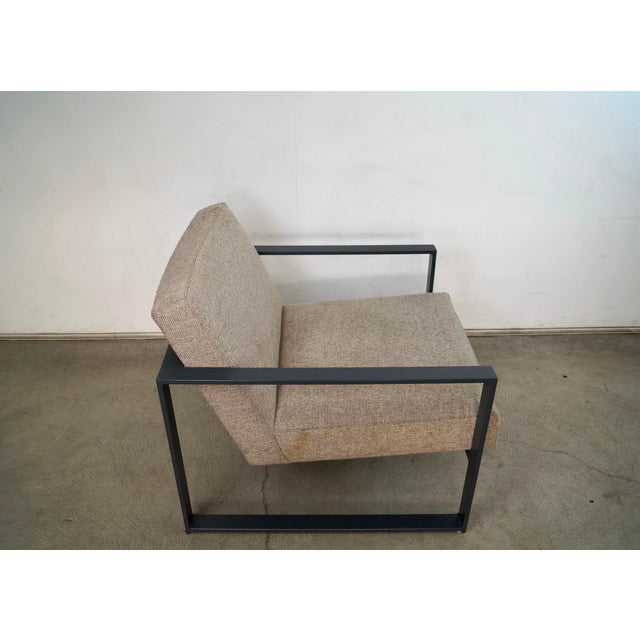 Metal 2010’s Mid-Century Modern Style Cb2 Specs Lounge Chair For Sale - Image 7 of 12