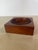 Vintage Studio Craft Modern Teak Cube Catchall / Vide-Poch For Sale - Image 4 of 8
