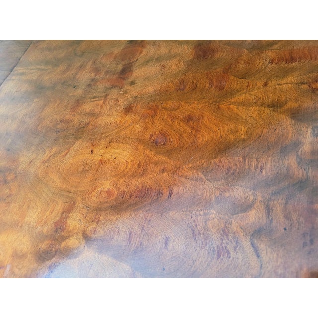 1880s Eastlake Octagonal Burlwood Gaming Table For Sale - Image 14 of 17