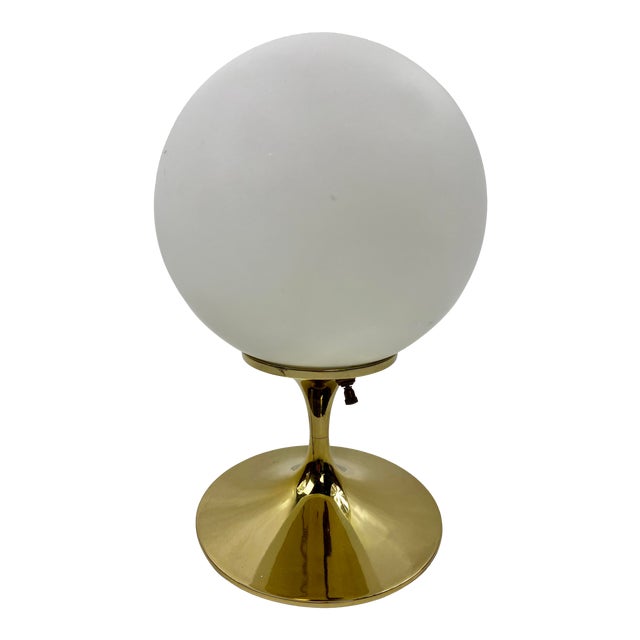 MidCentury Modern Gold Base Table Lamp by Bill Curry Chairish