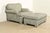 Ethan Allen Modern Upholstered Oversized Lounge Chair With Ottoman For Sale - Image 15 of 15