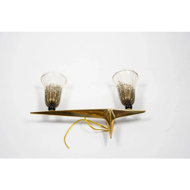 Mid-Century Modern Murano Glass Sconce, 1950s For Sale - Image 3 of 9