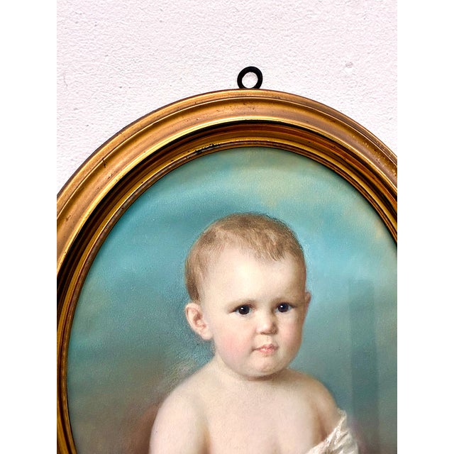 Portraiture 19th-Century Portrait of a Young Boy For Sale - Image 3 of 5