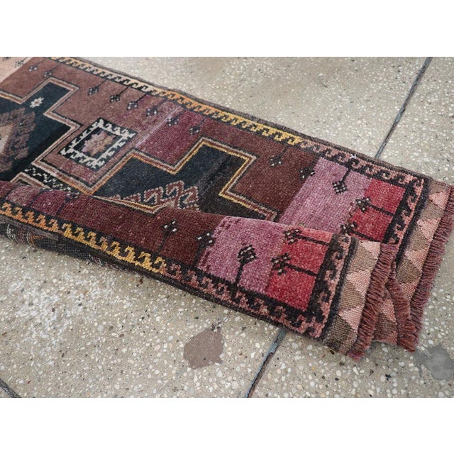 Galerie Shabab Collection Mid-20th Century Turkish Anatolian Long Runner For Sale - Image 9 of 10