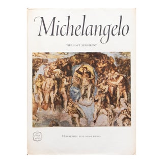 Vintage 1955 "Michelangelo. The Last Judgement", Portfolio of 15 Full Color Prints For Sale