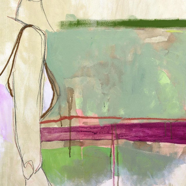 2020s Gisela - Abstract Expressionist Contemporary Figurative Portrait Original Artwork by Erin Hammond For Sale - Image 5 of 9