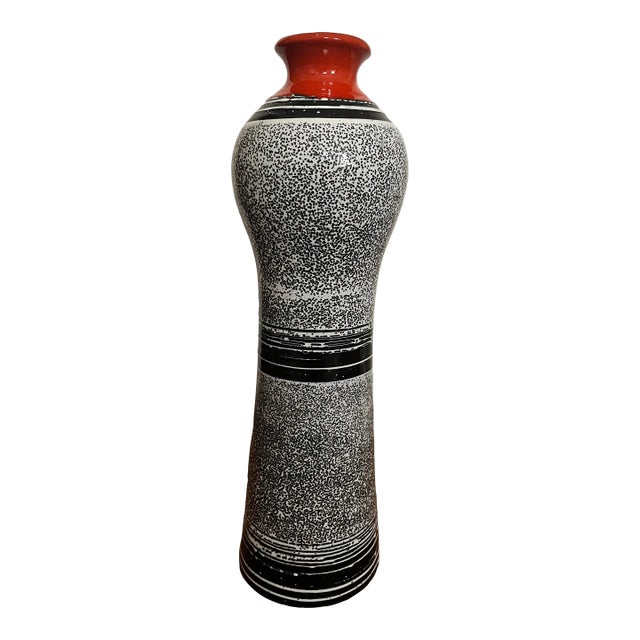 Vintage Mid-Century Hungarian Ceramic Vase, 1950s For Sale