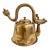 Early 20th Century Chinoiserie Hollywood Regency Dragon Handle Tea Kettle For Sale