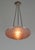 Hubert Petitot A stunning French 1935 art deco chandelier in nickel plated solid brass by Hubert Petitot holding a...