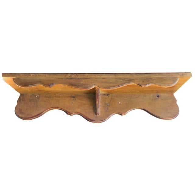 Ooh la la! This French Country wall shelf is just the thing for corraling spices in the kitchen, displaying small...