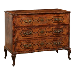 18th Century Italian Chest with Book-Match Veneer