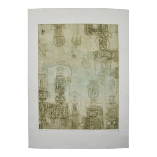 Mid 20th Century Shoichi Hasegawa Original Etching Signed Ap For Sale