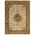 Textile 1940s Antique Ivory Field Shah Abbas Traditional Floral Tabriz Knotted Wool Rug For Sale - Image 7 of 7