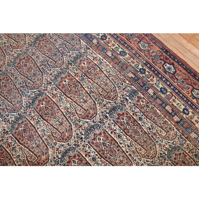 Antique Persian Senneh Rug - 9'3" x 16'9" For Sale - Image 11 of 12