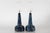 Mid-Century Modern Mid-Century Danish Blue Glazed Table Lamps by Einar Johansen for Søholm, 1960s, Set of 2 For Sale - Image 3 of 13