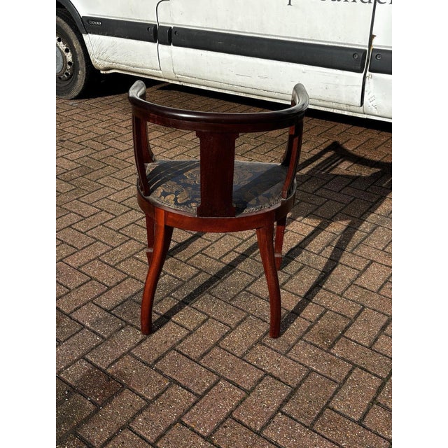 Edwardian Mahogany Hotel Foyer Chairs, Set of 4 For Sale - Image 15 of 18