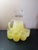1960s West Virginia Glass Blendo Lemonade Pitcher and 4 Glass Set For Sale In Dallas - Image 6 of 6