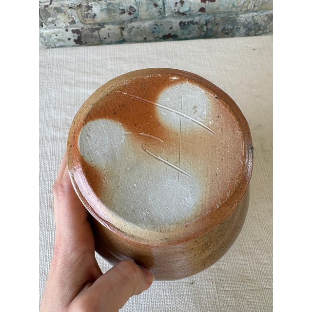 Vintage Studio Pottery Vessel With Sculptural Rope Handles For Sale - Image 13 of 13