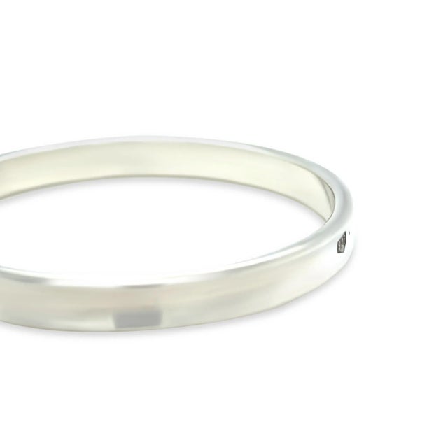 Tiffany and Co. Tiffany & Co. 1837 Narrow Sterling Silver Bracelet 34.15g For Sale - Image 4 of 7