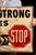 Mid 20th Century Vintage Armstrong Tires Double-Sided Tin Flange Service Station Sign For Sale - Image 5 of 11