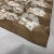 Modern A 1980s Pierre Balmain White and Brown Floral Silk Foulard For Sale - Image 3 of 7
