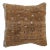 Large Mid 20th Century Brown Turkish Rug Pillow For Sale