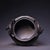 Asian Bronze Silver-Washed Dragon Tripod Censer — High Relief Lidded Incense Burner For Sale - Image 3 of 9