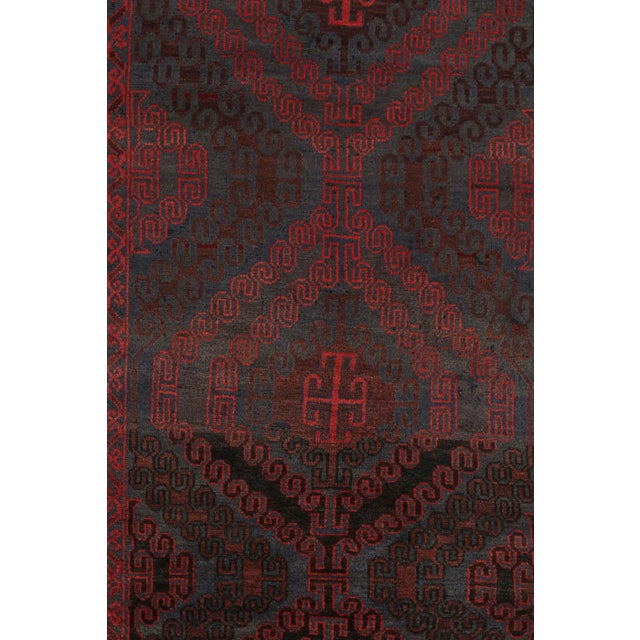 Tribal Rug & Kilim’s Baluch Tribal Rug With Colorful Geometric Patterns For Sale - Image 3 of 7