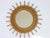 Brown Mid-Century French Riviera Round Rattan Mirror, 1960s For Sale - Image 8 of 10