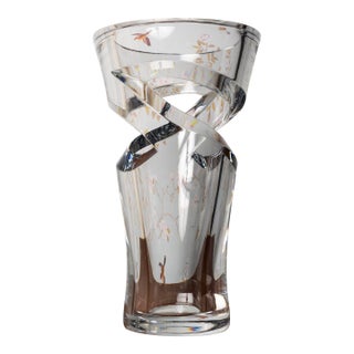 Mid 20th Century Baccarat Tornado Vase For Sale