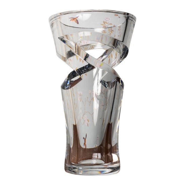 Mid 20th Century Baccarat Tornado Vase For Sale