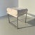 Mid-Century Modern Milo Baughman Style Chrome Upholstered Stool For Sale - Image 3 of 14